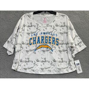 NFL Team Apparel Teens Los Angeles Chargers Girls Youth T Shirt XL 15/17 NEW